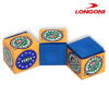 Бильярдный мел Профессионал, 3 шт (синий)