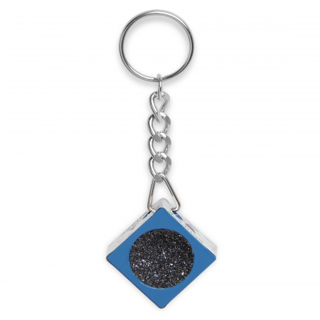 Брелок-инструмент для обработки наклейки Cue Cube (синий)